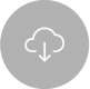 Icon cloud download