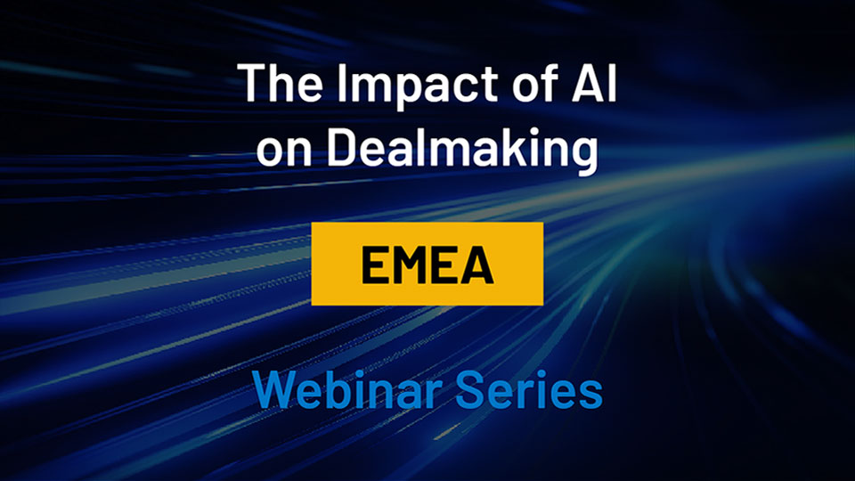 The Impact of AI on the Dealmaking Webinar